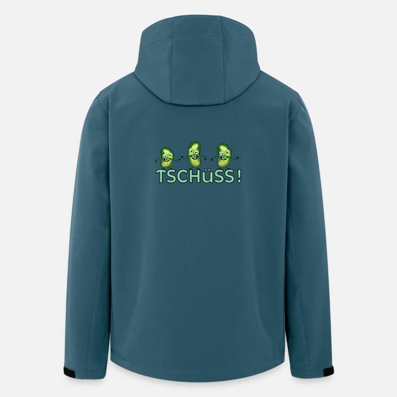 TSCHÜSS ABSCHIED GEWÜRZGURKEN - Recycelte Männer Softshell-Jacke von Stanley/Stella - Dunkles Petrol