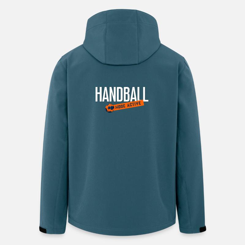 Handball-Aktivmodus - Recycelte Männer Softshell-Jacke von Stanley/Stella - Dunkles Petrol