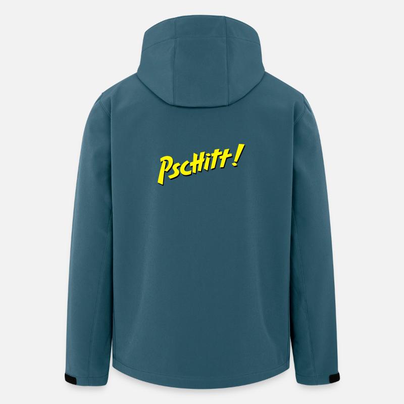 Zitronenspray - Recycelte Männer Softshell-Jacke von Stanley/Stella - Dunkles Petrol
