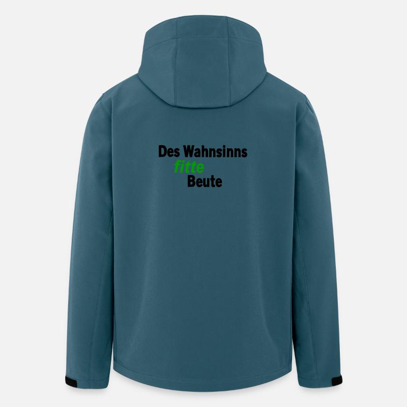 Une proie incroyablement en forme - Veste softshell homme en polyester recyclé Stanley/Stella - bleu pétrole foncé