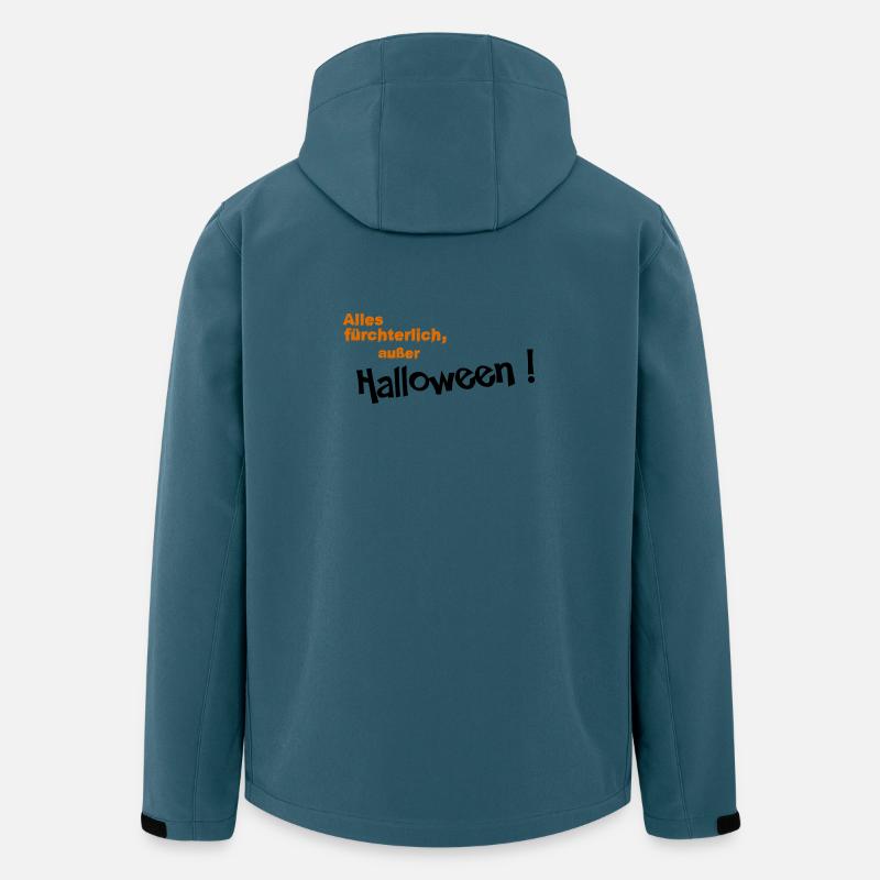 Halloween - Recycelte Männer Softshell-Jacke von Stanley/Stella - Dunkles Petrol