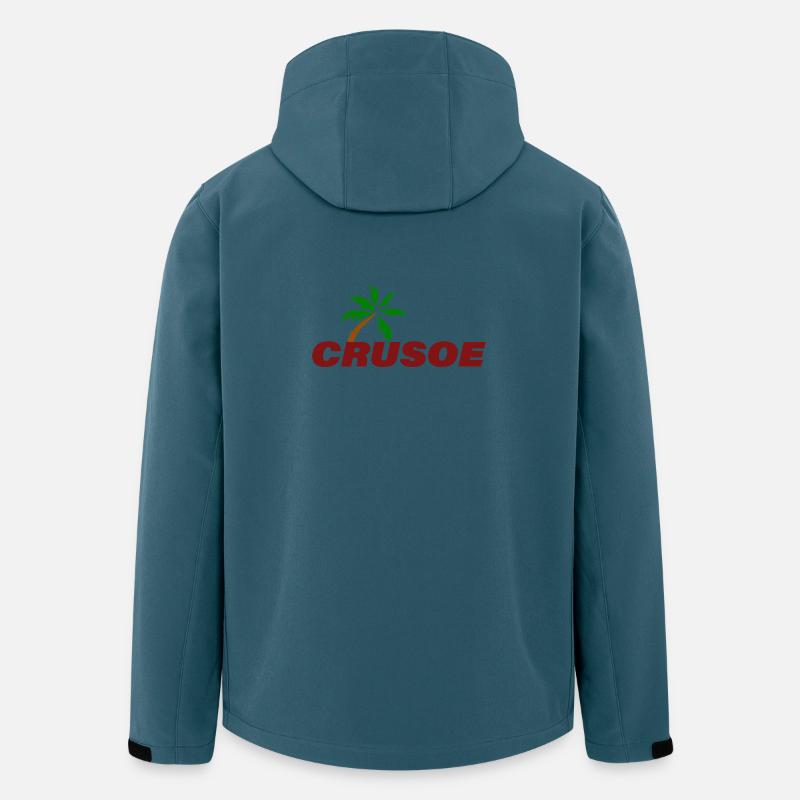 CRUSOE - Recycelte Männer Softshell-Jacke von Stanley/Stella - Dunkles Petrol