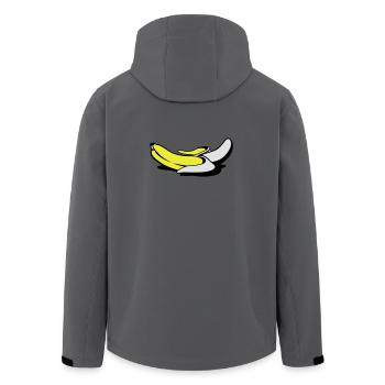 Nackte Banane - Recycelte Männer Softshell-Jacke von Stanley/Stella - Dunkles Petrol - Hinten - AI Model Male 185 light (185cm)