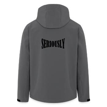 chemise sérieuse - Veste softshell homme en polyester recyclé Stanley/Stella - bleu pétrole foncé - Dos - AI Model Male 185 light (185cm)