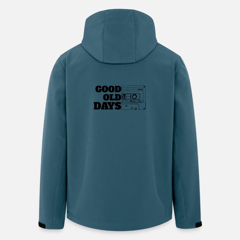 good old days cassette white - Men’s Recycled Softshell Jacket by Stanley/Stella - stargazer