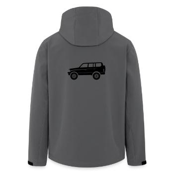 Offroad Adventure SUV - Men’s Recycled Softshell Jacket by Stanley/Stella - stargazer - Back - AI Model Male 185 light (185cm)