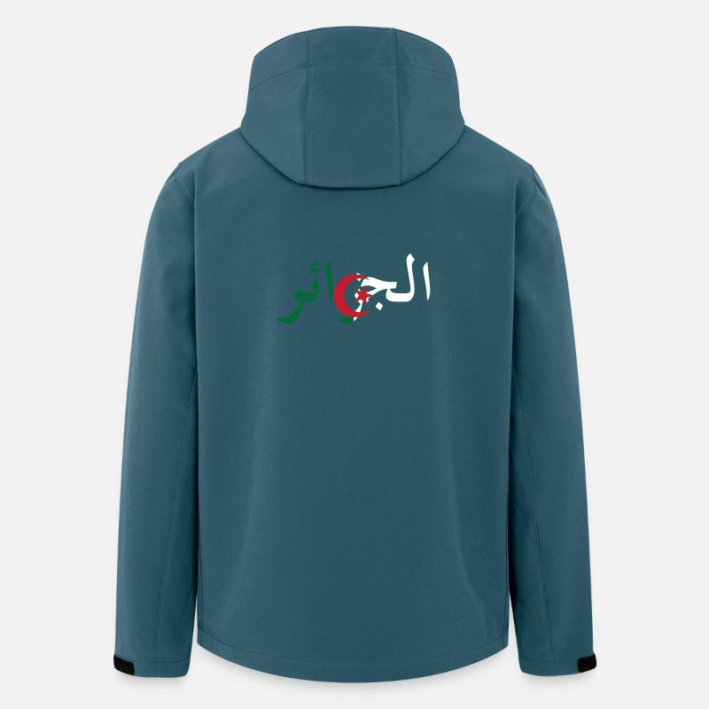 Algerische Flagge - Recycelte Männer Softshell-Jacke von Stanley/Stella - Dunkles Petrol