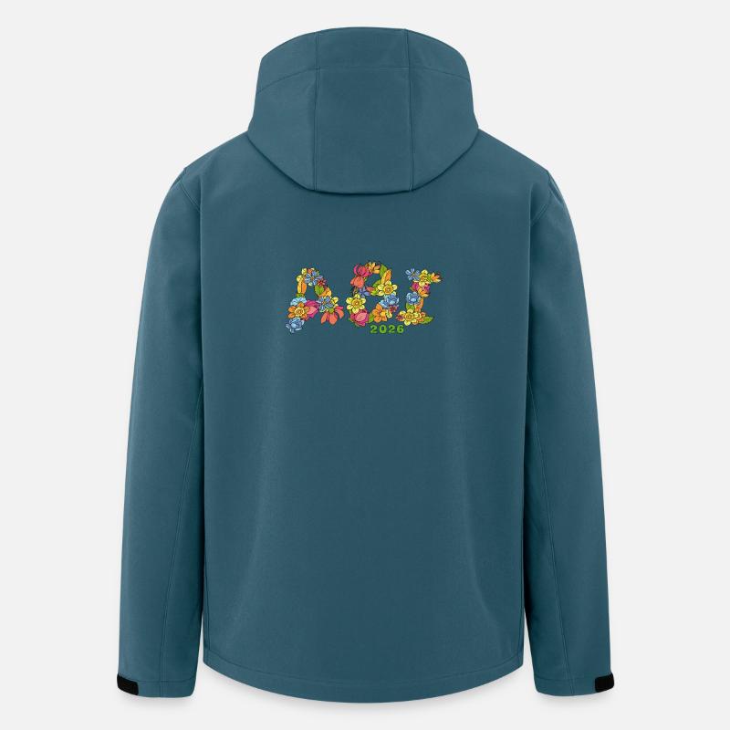 Abitur 2026  - Recycelte Männer Softshell-Jacke von Stanley/Stella - Dunkles Petrol