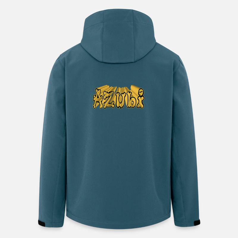 Azubi - Recycelte Männer Softshell-Jacke von Stanley/Stella - Dunkles Petrol
