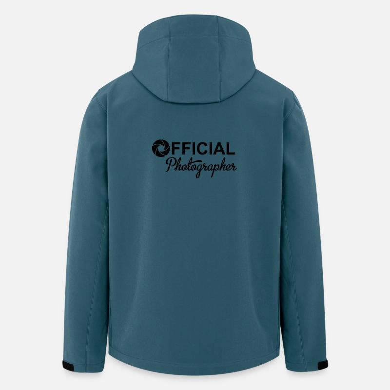 Photographer - Recycelte Männer Softshell-Jacke von Stanley/Stella - Dunkles Petrol