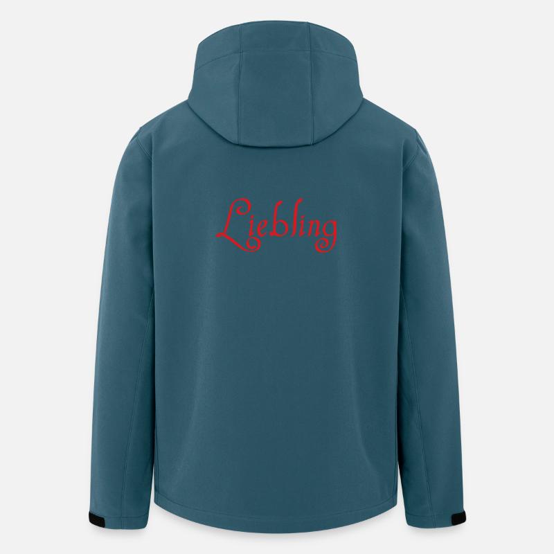 Liebling - Recycelte Männer Softshell-Jacke von Stanley/Stella - Dunkles Petrol