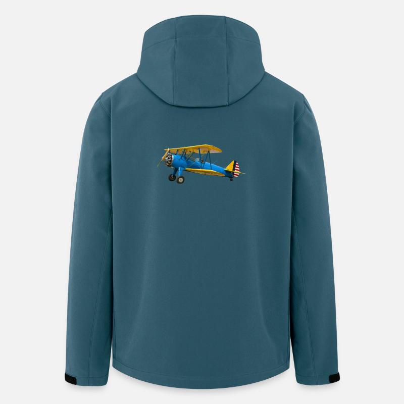 Stearman PT-17 - Recycelte Männer Softshell-Jacke von Stanley/Stella - Dunkles Petrol