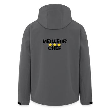 Best Chef - Men’s Recycled Softshell Jacket by Stanley/Stella - stargazer - Back - AI Model Male 185 light (185cm)