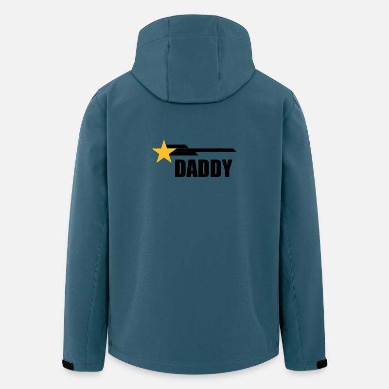 Daddy - Recycelte Männer Softshell-Jacke von Stanley/Stella - Dunkles Petrol