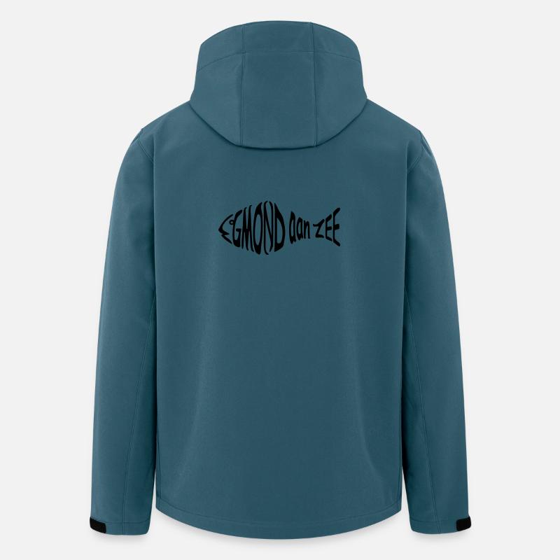 fisch egmond aan zee - Recycelte Männer Softshell-Jacke von Stanley/Stella - Dunkles Petrol