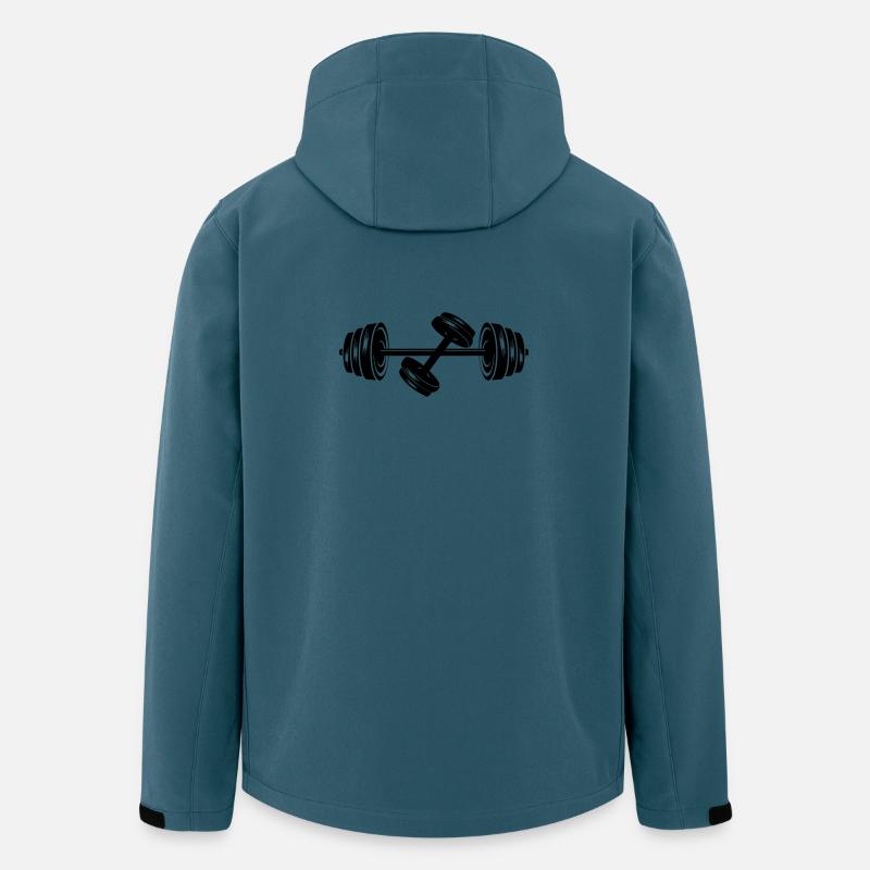 Weights dumbbell discs dumbbell 2 - Men’s Recycled Softshell Jacket by Stanley/Stella - stargazer