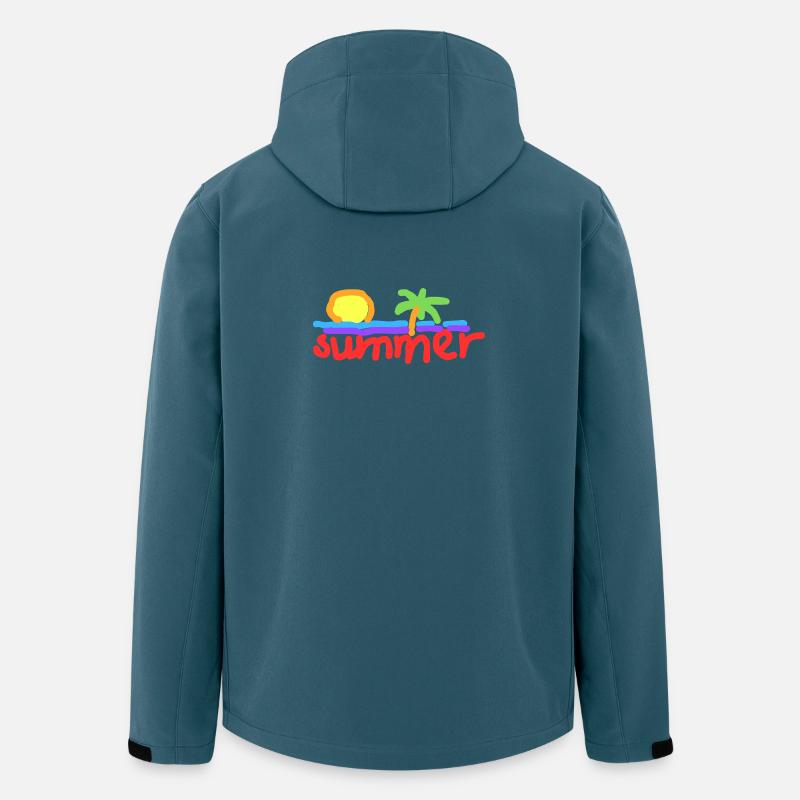Sommer - Recycelte Männer Softshell-Jacke von Stanley/Stella - Dunkles Petrol