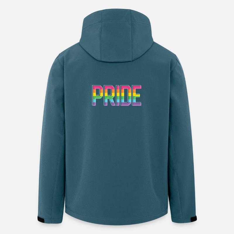 Pride Month LGBT - Pride! - Recycelte Männer Softshell-Jacke von Stanley/Stella - Dunkles Petrol