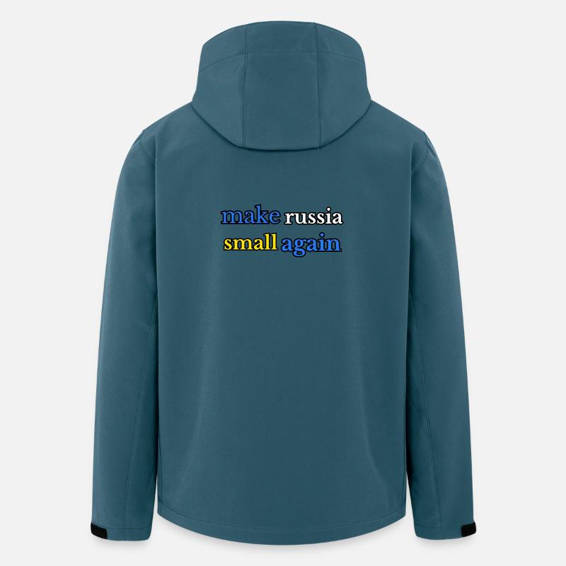 Make russia small again, blue yellow - Men’s Recycled Softshell Jacket by Stanley/Stella - stargazer