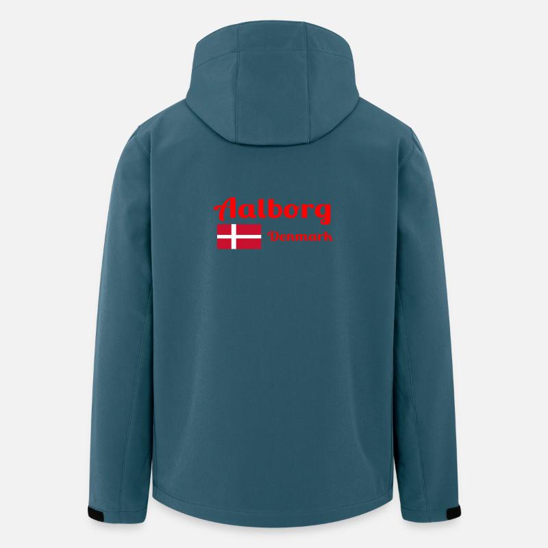 Aalborg Denmark - Stylish prints - Men’s Recycled Softshell Jacket by Stanley/Stella - stargazer