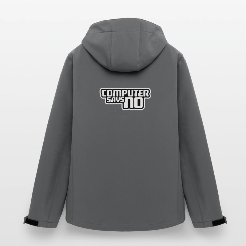 Computer Says No Lustig Programmierer Nerd Technik Recycelte Männer Softshell-Jacke von Stanley/Stella