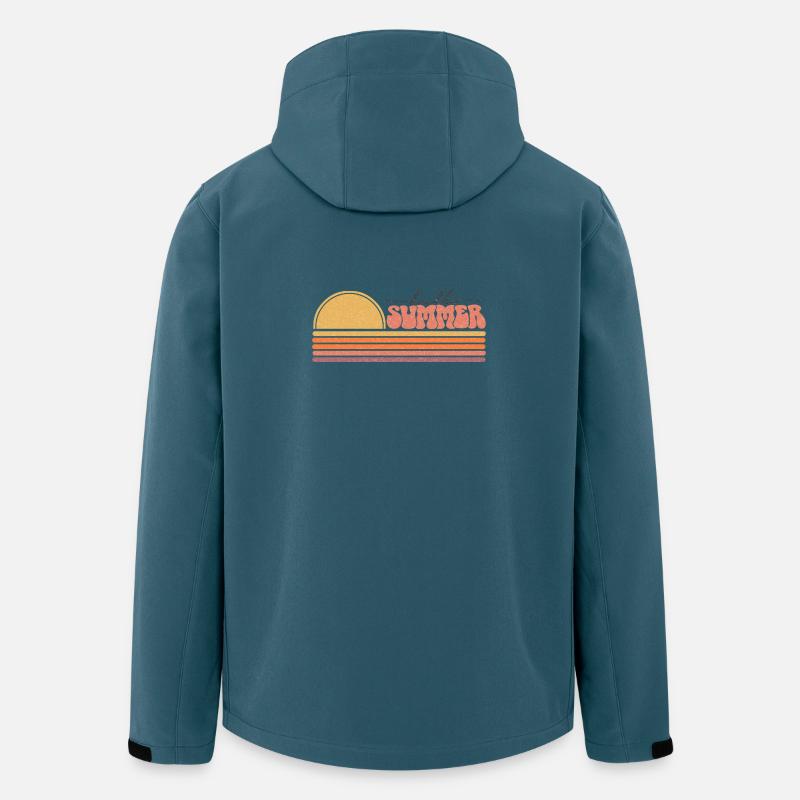 Sommer - Recycelte Männer Softshell-Jacke von Stanley/Stella - Dunkles Petrol