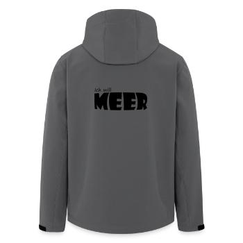 ICH WILL MEER - Recycelte Männer Softshell-Jacke von Stanley/Stella -  - Hinten - AI Model Male 185 light (185cm)
