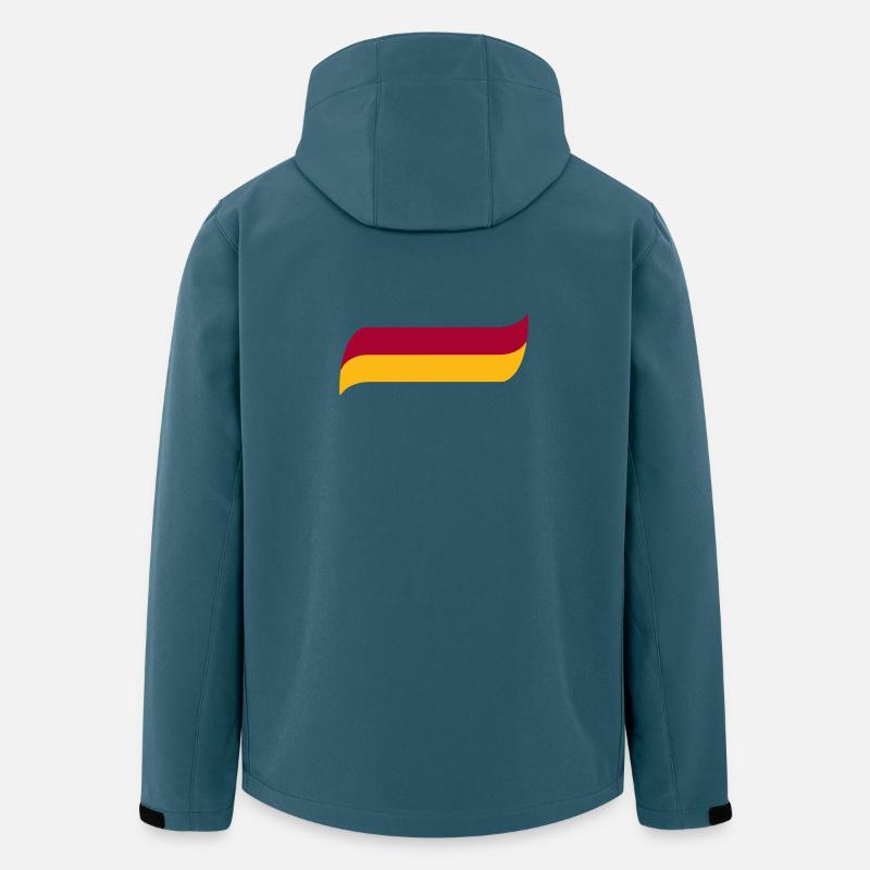 Sari Kirmizi - Recycelte Männer Softshell-Jacke von Stanley/Stella - Dunkles Petrol