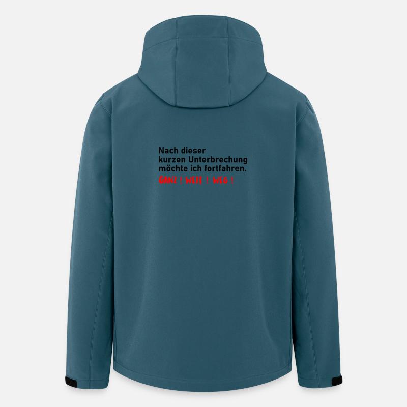 Fortfahren - Recycelte Männer Softshell-Jacke von Stanley/Stella - Dunkles Petrol
