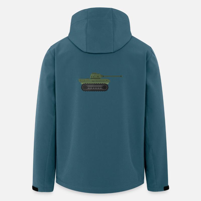 Militärpanzer - Recycelte Männer Softshell-Jacke von Stanley/Stella - Dunkles Petrol