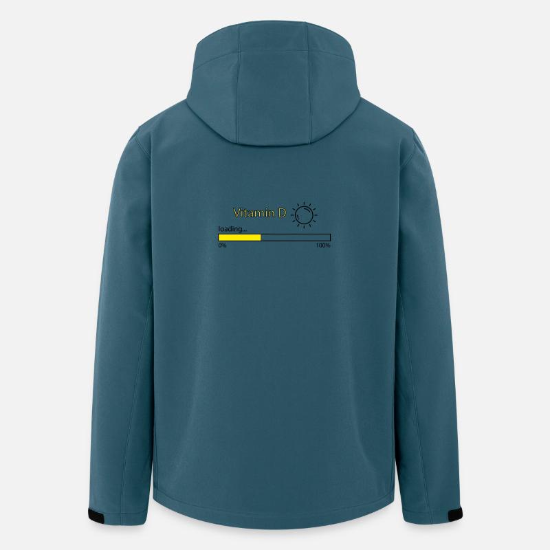 Sommerliebe - Recycelte Männer Softshell-Jacke von Stanley/Stella - Dunkles Petrol