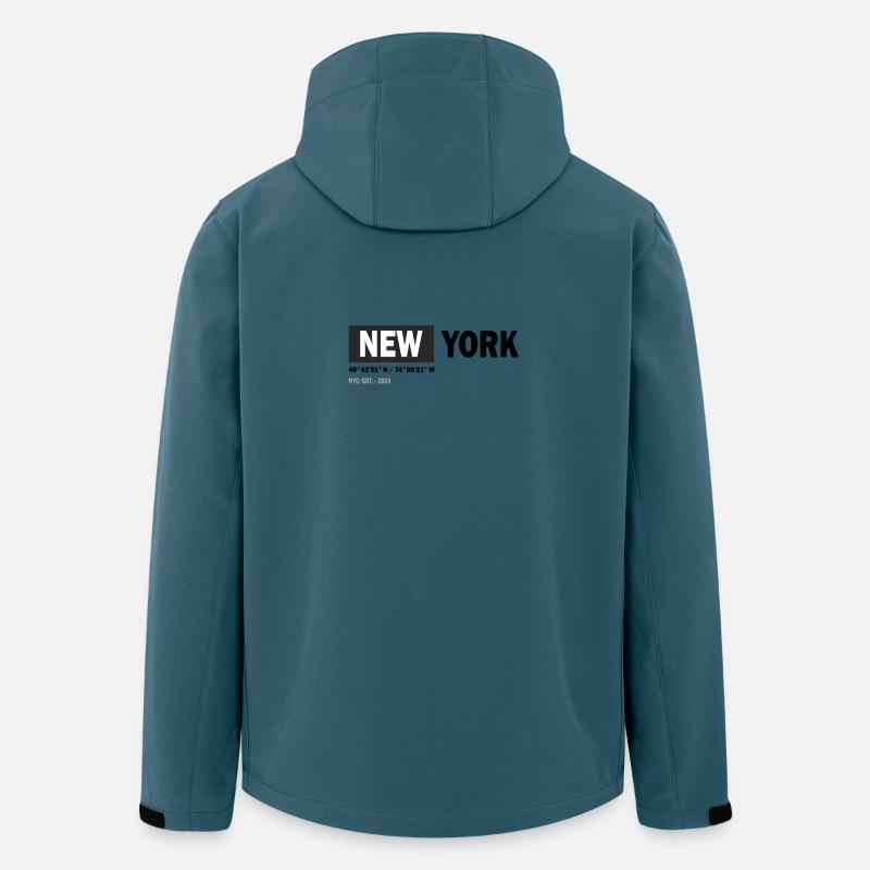 NEW YORK - Coordinates - Men’s Recycled Softshell Jacket by Stanley/Stella - stargazer