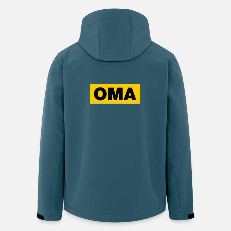 Oma - Recycelte Männer Softshell-Jacke von Stanley/Stella - Dunkles Petrol