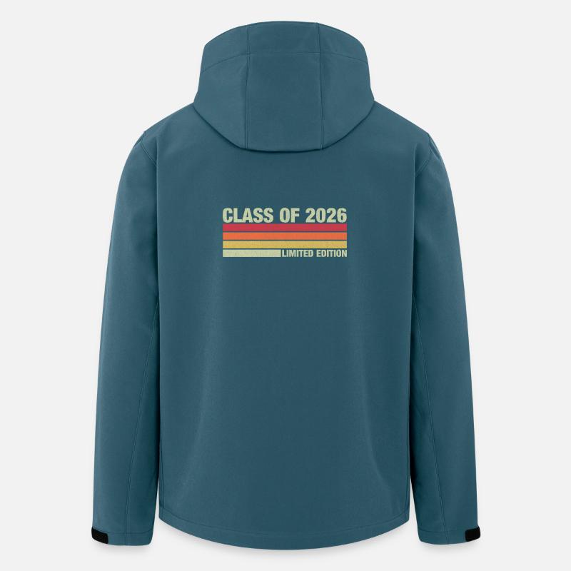 Promotion 2026 - Remise des diplômes - Veste softshell homme en polyester recyclé Stanley/Stella - bleu pétrole foncé