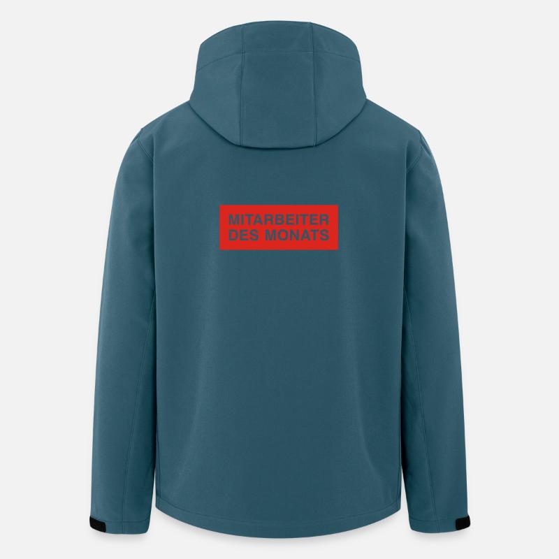 mitarbeiter des monats - Recycelte Männer Softshell-Jacke von Stanley/Stella - Dunkles Petrol