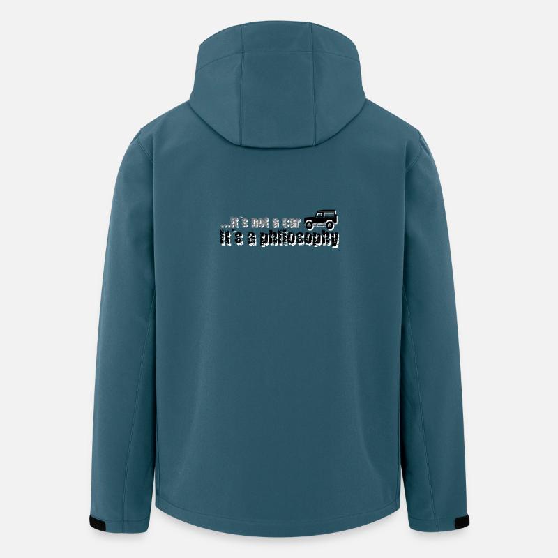 Philosophy Defender Land-Rover - Recycelte Männer Softshell-Jacke von Stanley/Stella - Dunkles Petrol