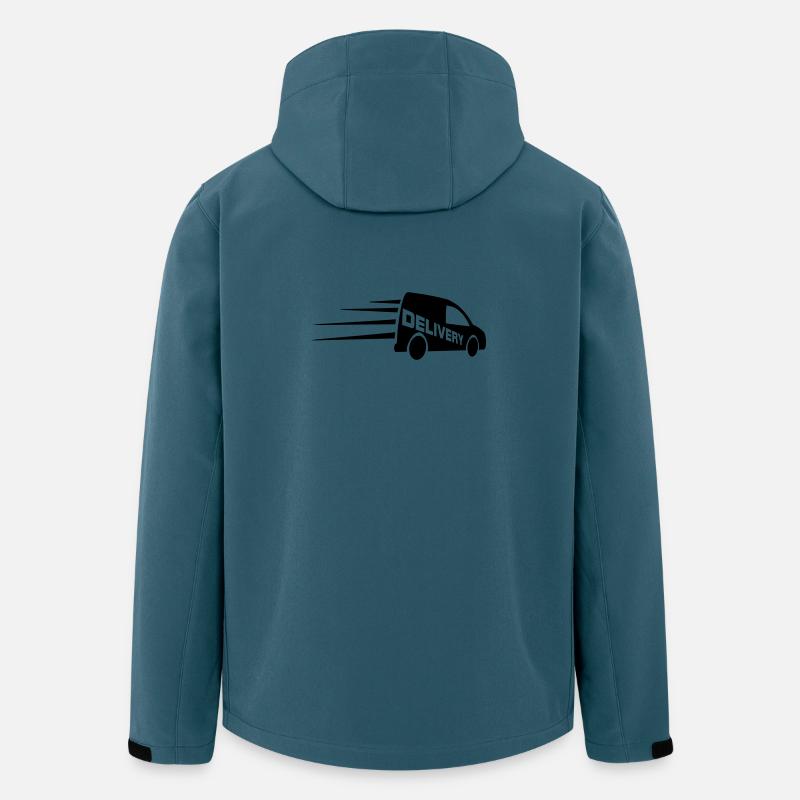 Van logo with text cut out - Men’s Recycled Softshell Jacket by Stanley/Stella - stargazer