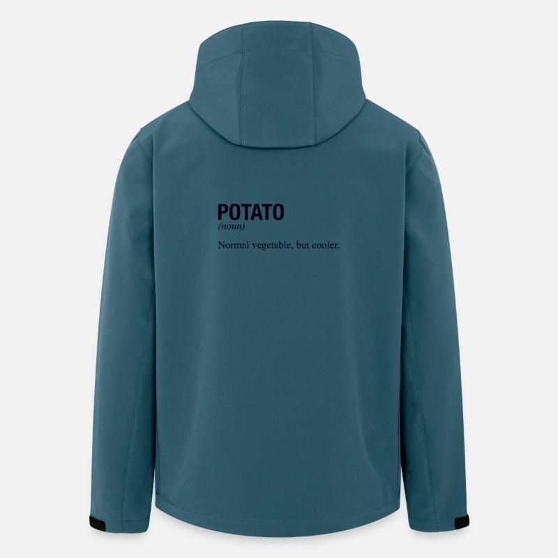 POTATO Kartoffel - Recycelte Männer Softshell-Jacke von Stanley/Stella - Dunkles Petrol