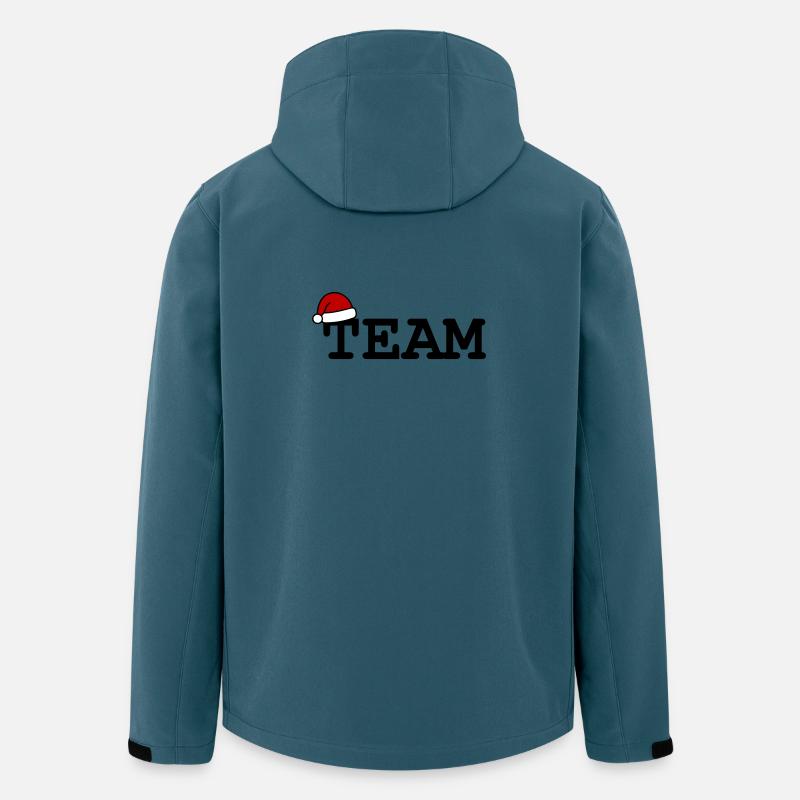Team Weihnachten Weihnachtsmütze - Recycelte Männer Softshell-Jacke von Stanley/Stella - Dunkles Petrol