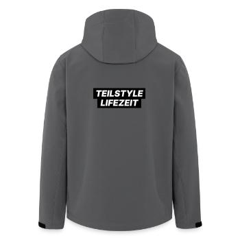 UNE VIE DE TYPE PART-STYLE - Veste softshell homme en polyester recyclé Stanley/Stella - bleu pétrole foncé - Dos - AI Model Male 185 light (185cm)