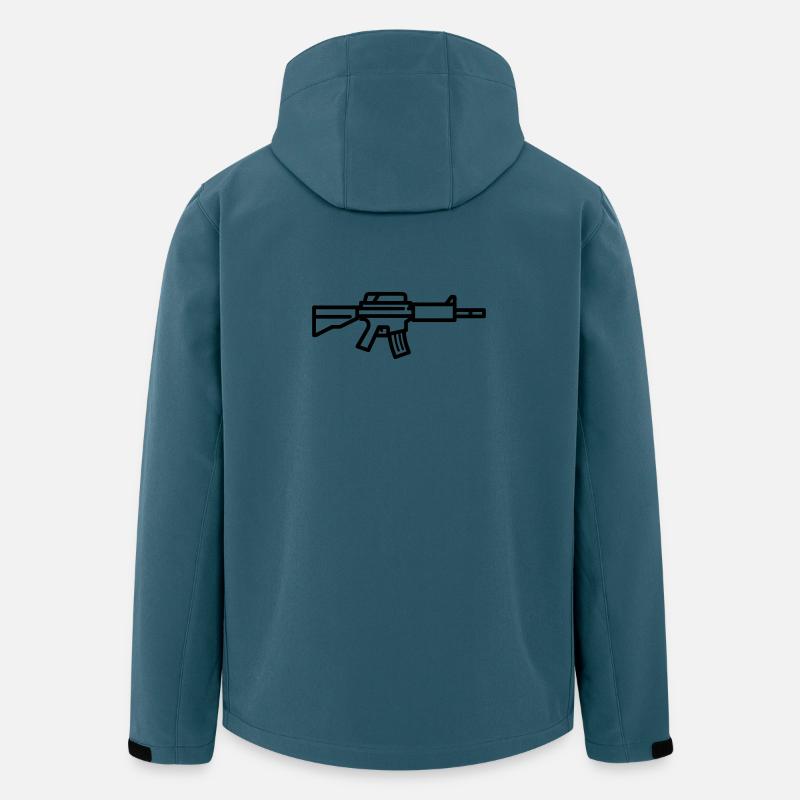 Maschinenpistole - Recycelte Männer Softshell-Jacke von Stanley/Stella - Dunkles Petrol