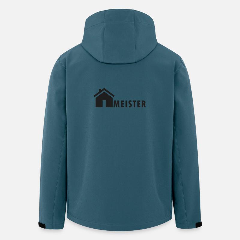 Conception de gardien - Veste softshell homme en polyester recyclé Stanley/Stella - bleu pétrole foncé