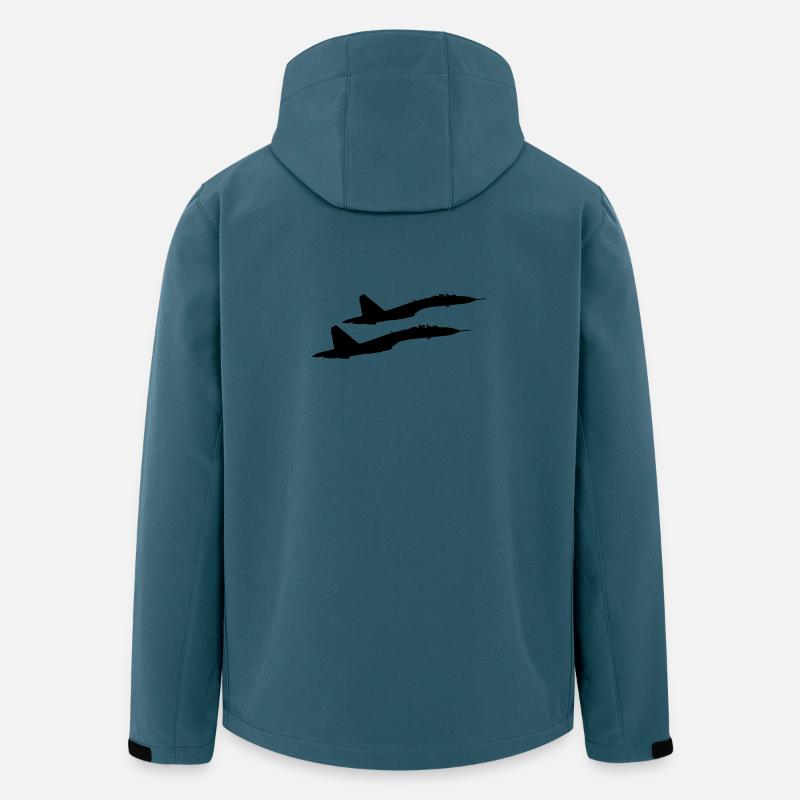 Su-35 - Men’s Recycled Softshell Jacket by Stanley/Stella - stargazer