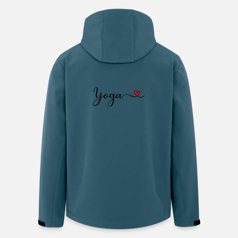 Yoga - Recycelte Männer Softshell-Jacke von Stanley/Stella - Dunkles Petrol