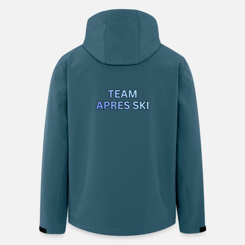 Team Après Ski Gradient - Men’s Recycled Softshell Jacket by Stanley/Stella - stargazer