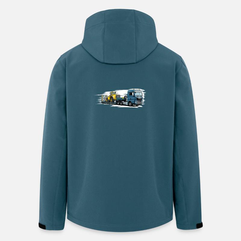 Low-loader with wheel loader - Men’s Recycled Softshell Jacket by Stanley/Stella - stargazer