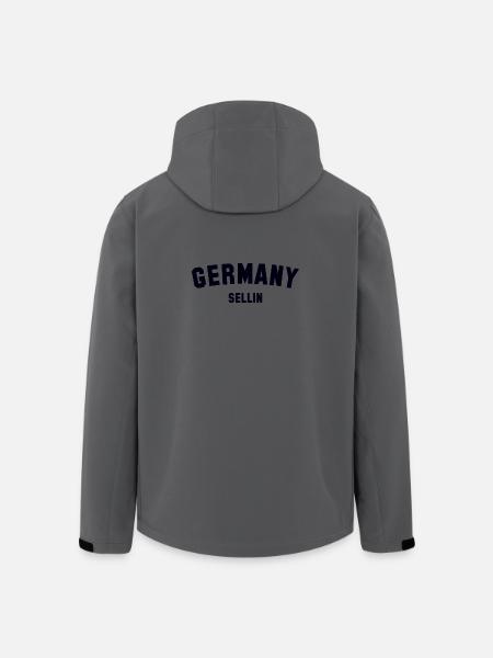 SELLIN Germany - Recycelte Männer Softshell-Jacke von Stanley/Stella - Dunkles Petrol
