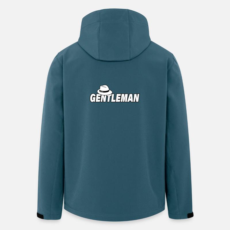 GENTLEMAN - Recycelte Männer Softshell-Jacke von Stanley/Stella - Dunkles Petrol