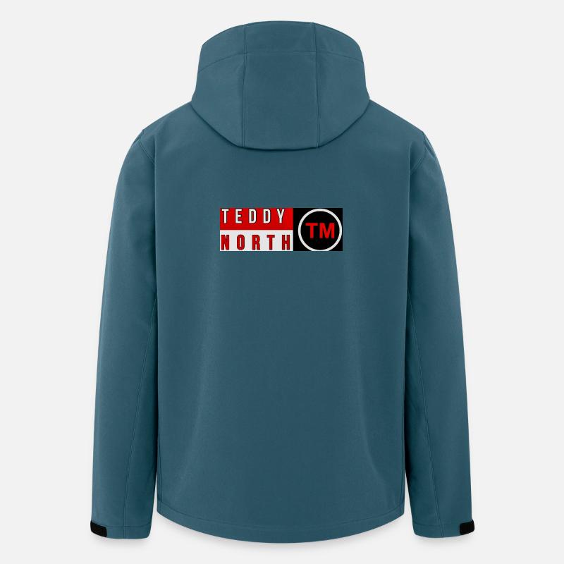 Teddy North Markenlogo - Recycelte Männer Softshell-Jacke von Stanley/Stella - Dunkles Petrol