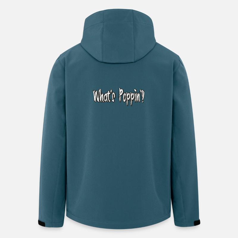 What's Poppin'? - Recycelte Männer Softshell-Jacke von Stanley/Stella - Dunkles Petrol